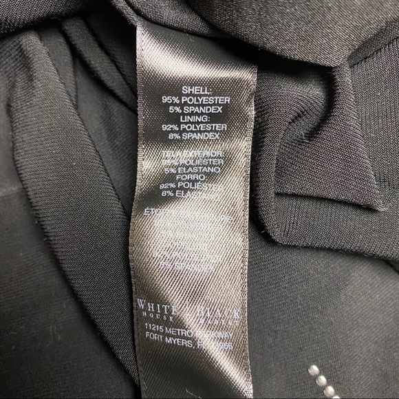 WHBM Embellished Blouson Dress Black/Gold - Picture 13 of 14